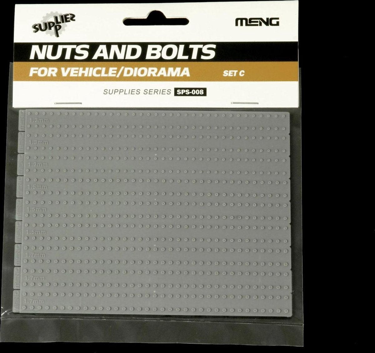 Meng - 1/35 Muttern und Bolzen C