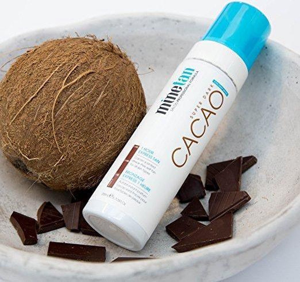 Minetan Cacao super dark self tan mousse 200ml