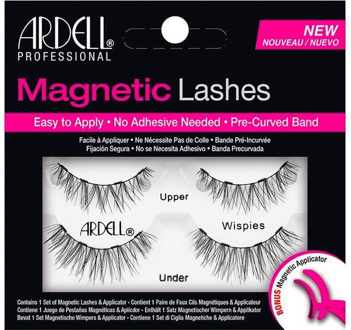 Ardell - Magnetic Lashes Wispies - Zwart - Herbruikbaar - 1set