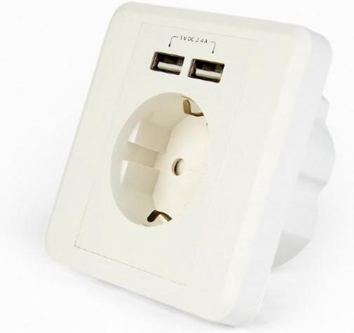Inbouwstopcontact met 2X USB