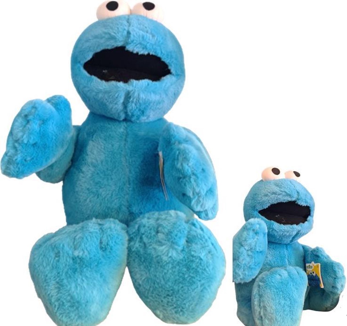 Koekiemonster knuffel 64 cm - XXL Sesamstraat knuffel - Pluche speelgoed - Cadeau tip 2021
