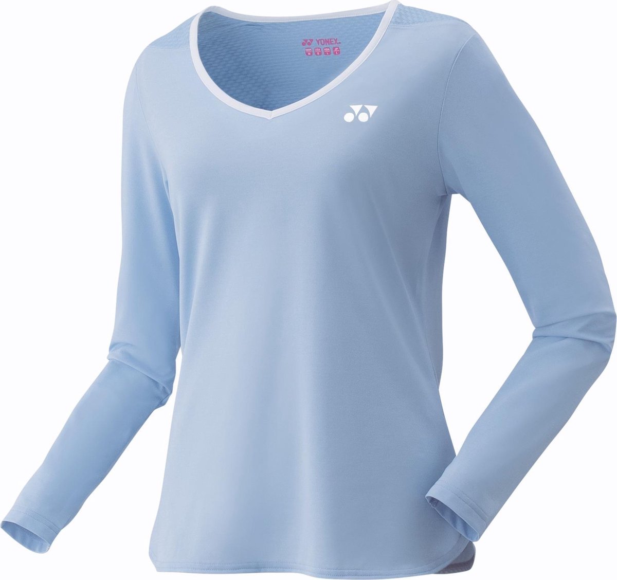 Yonex 16366 dames long sleeve - blauw - maat S