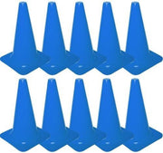 Pion Groot set 10 stuks | Blauw | Cawila | Pilonnen