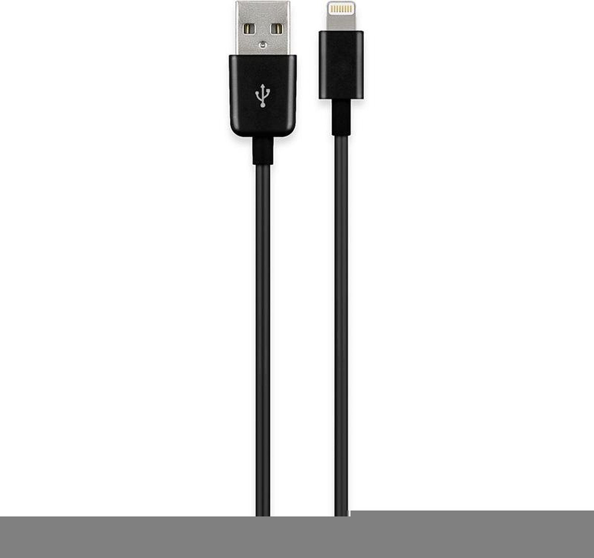 Goobay 43322 USB-kabel 1 m USB A Zwart