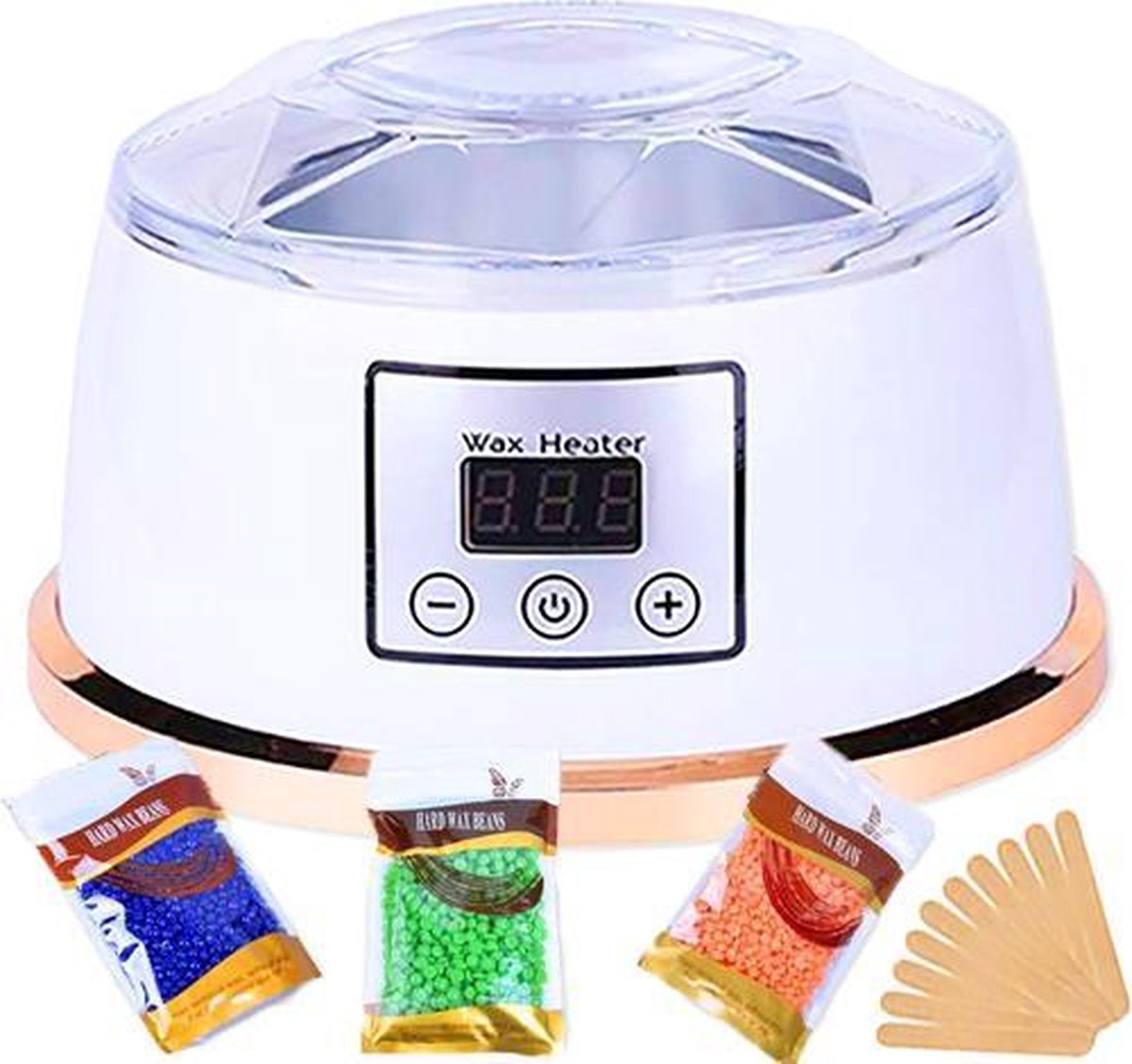 Lifest Premium Waxverwarmer - Wax Ontharen - incl. 300g Wax en 10x Houten Stokjes