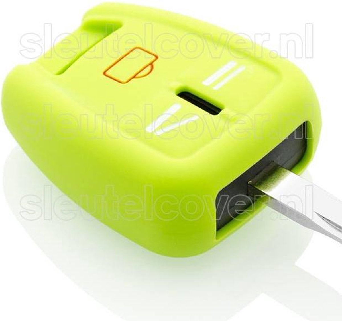 Opel SleutelCover - Lime groen / Silicone sleutelhoesje / beschermhoesje autosleutel