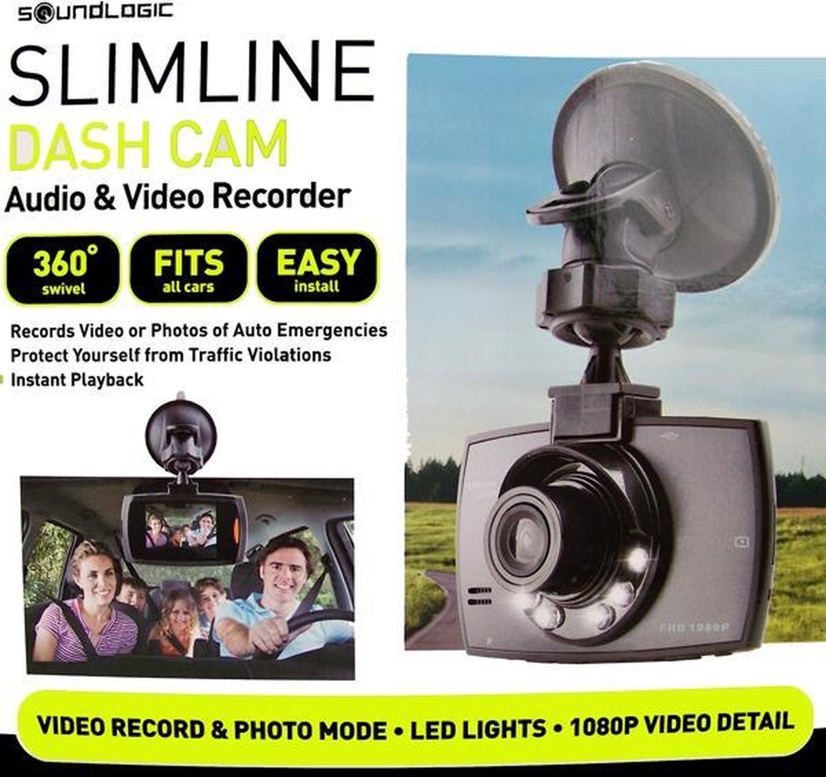 Soundlogic full HD dashcam