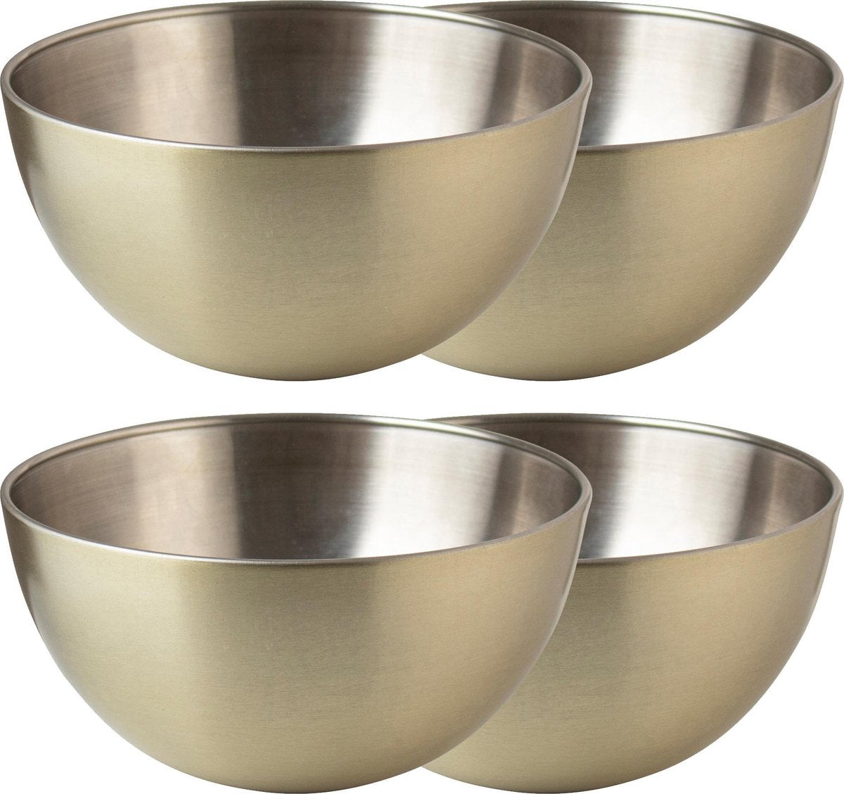 Schaal Champagne Ø 18cm - set 4 stuks