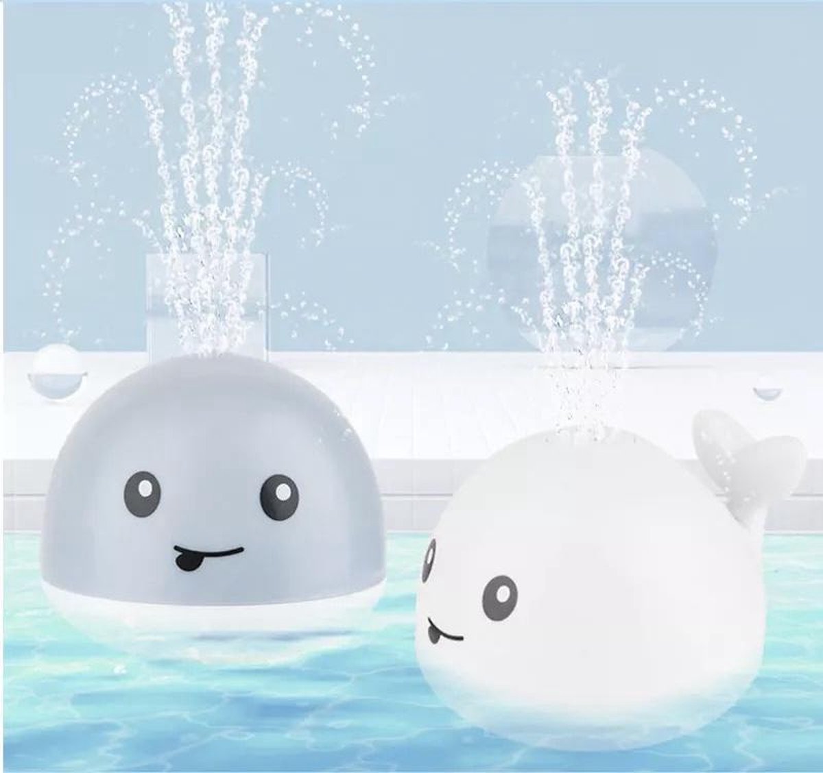 Lili’s Koordje | Badspeelgoed | Wallie de walvis | WIT