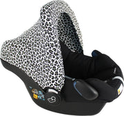 Ukje Zonnekap voor Maxi-Cosi Cabriofix Pebble – UV 50+ - Wit groen
