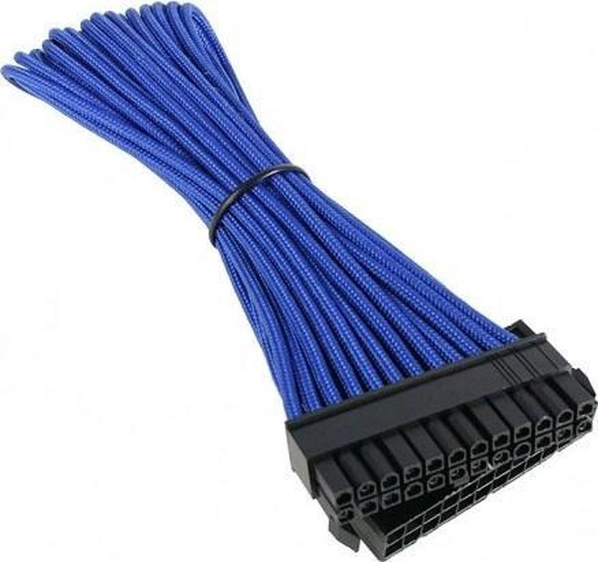 Bitfenix Stroom Verlengkabel [1x ATX stroomstekker 24-polig - 1x ATX stroombus 24-polig] 30.00 cm Blauw