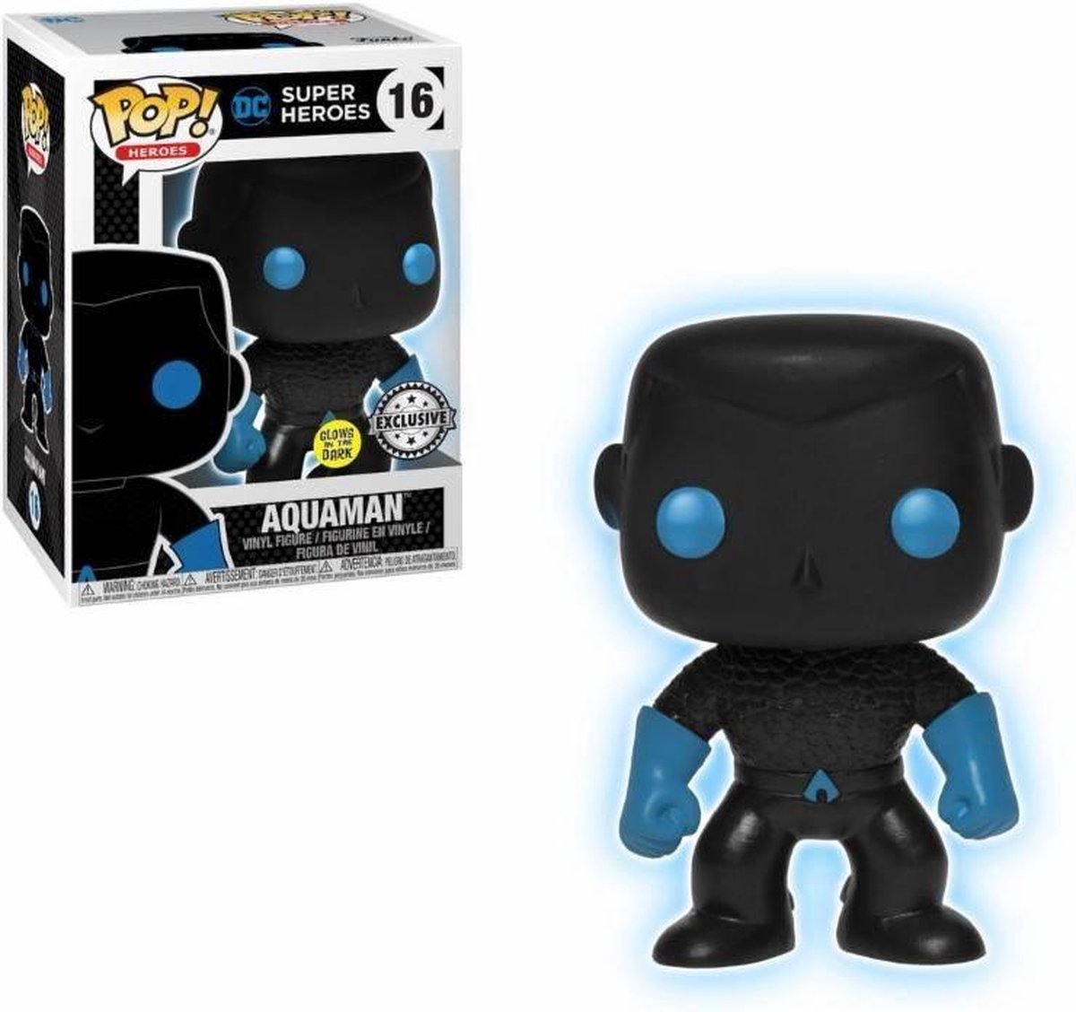 Aquaman Silhouette GitD #16 Limited Editie - Justice League - DC Comics - Funko POP!