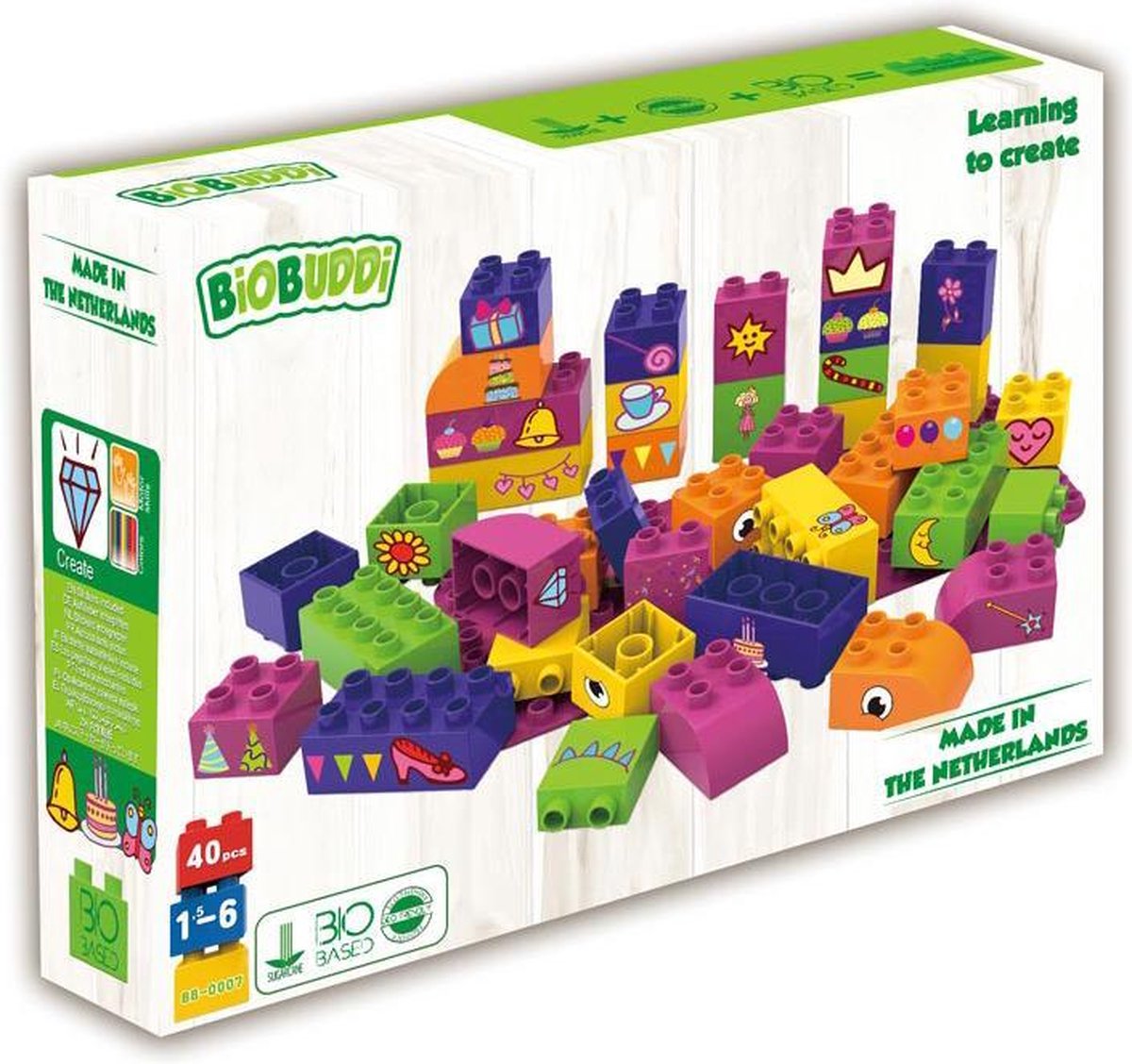 BiOBUDDi Blokken met Basisplaat-BB-0007