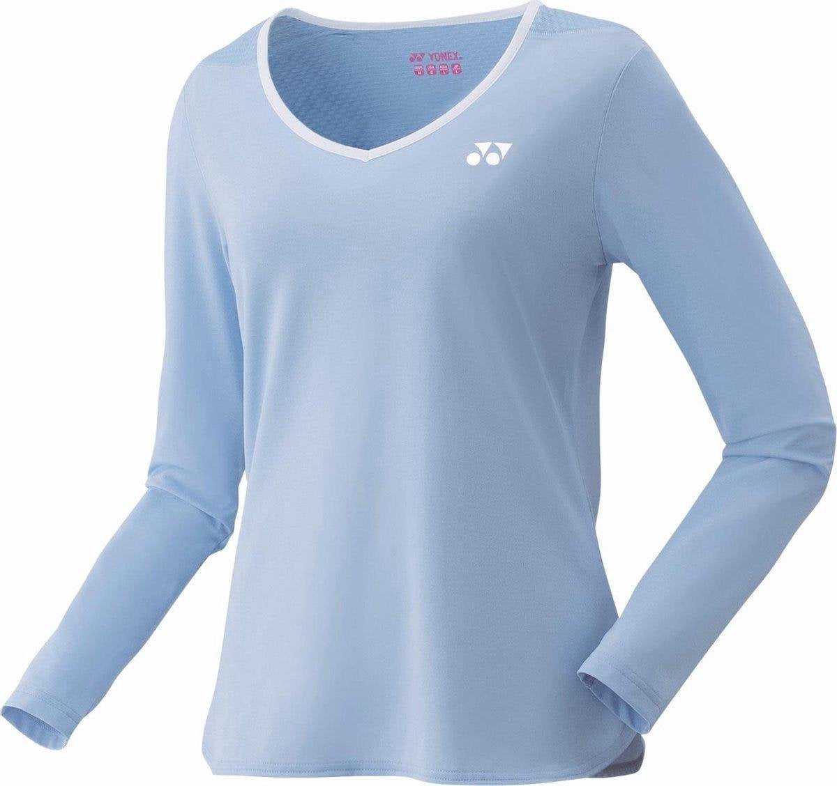Yonex 16366 dames long sleeve - blauw - maat M