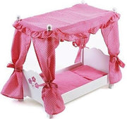 Bayer Chic 2000 - Houten Poppenbed-Hemelbed - Fiori Bianco