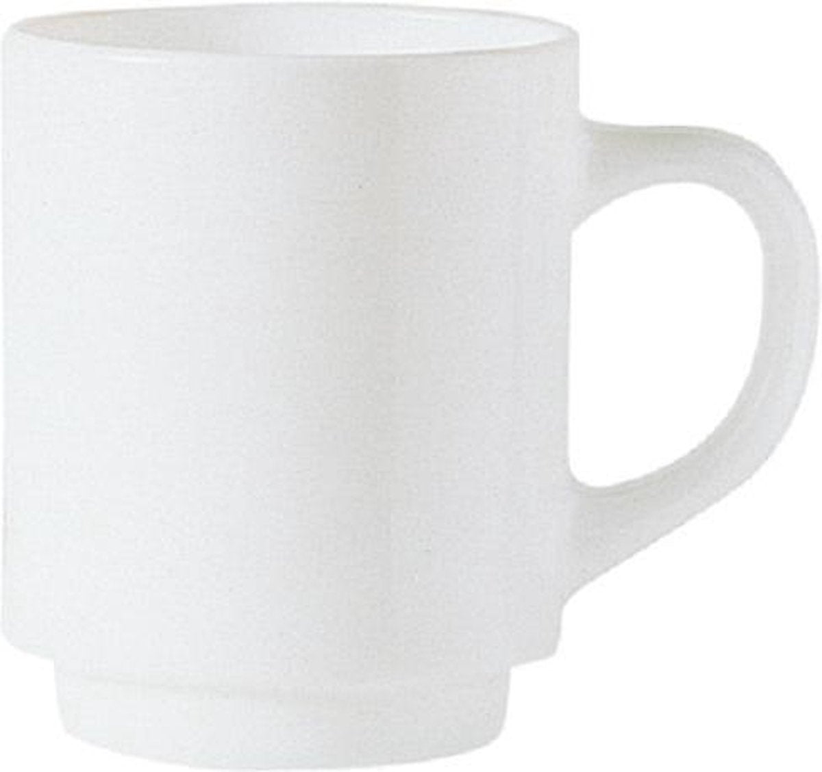 Arcoroc Bock - Beker - Wit - 29cl - (Set van 6) En Yourkitchen E-kookboek - Heerlijke Smulrecepten