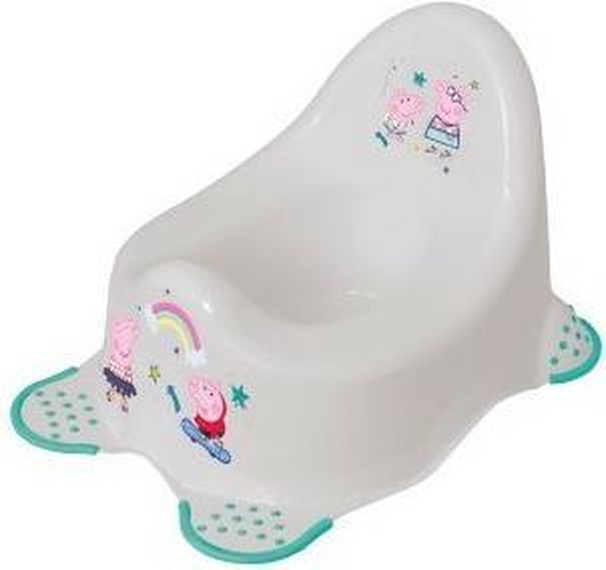 Keeeper Peppa Pig Plaspotje - licht grijs