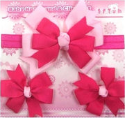 BABYSET | HAARBAND + CLIPS | FUCHSIA