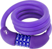 M-wave Spiraalslot Cijfercombinatie Silicone 1000 X 12 Mm Paars