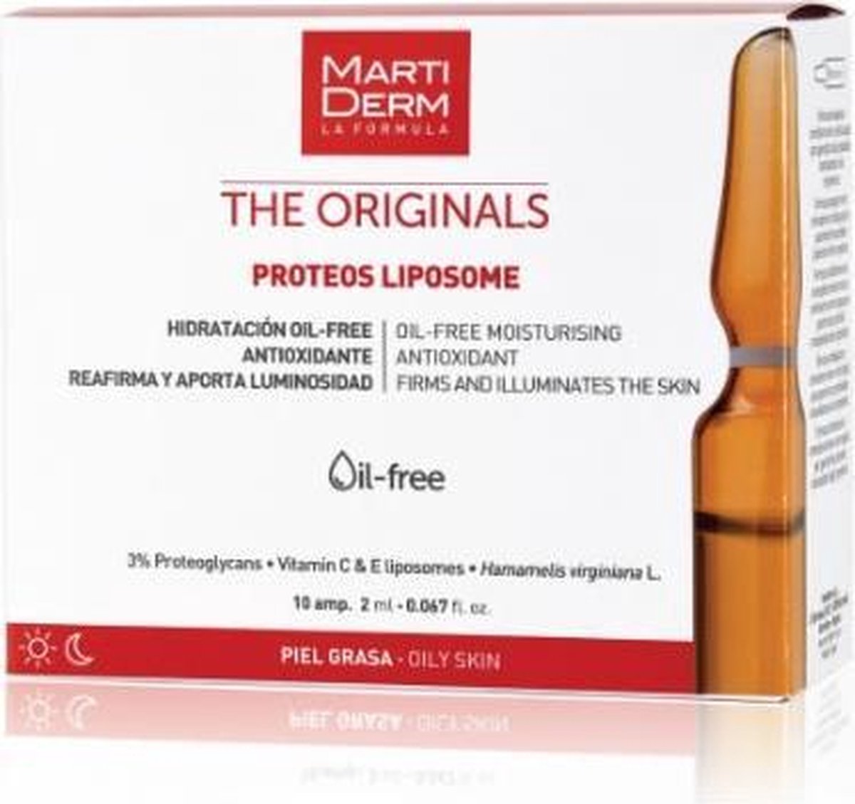 Martiderm Th Originals Proteos Liposome Oil-free Ampoules 10 X 2 Ml
