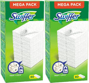 2x Swiffer Vloerreiniger - 80 Stuks - Navul Stofdoekjes