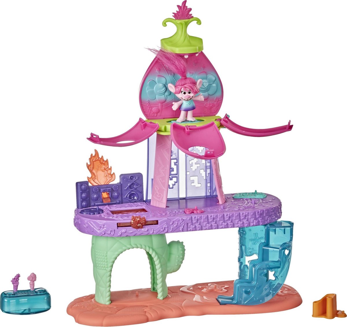 Trolls World Tour Blooming Pod Stage - Speelfiguur