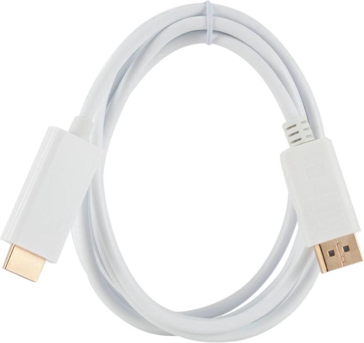 XIB Displayport naar HDMI kabel 1.8m / DP to HDMI 180cm - Wit