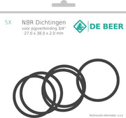 De Beer nbr ring 3/4 27x38x2