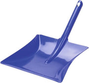 Stoffer en blik blauw/bruin van metaal voor binnen - Zachte stoffers/handvegers