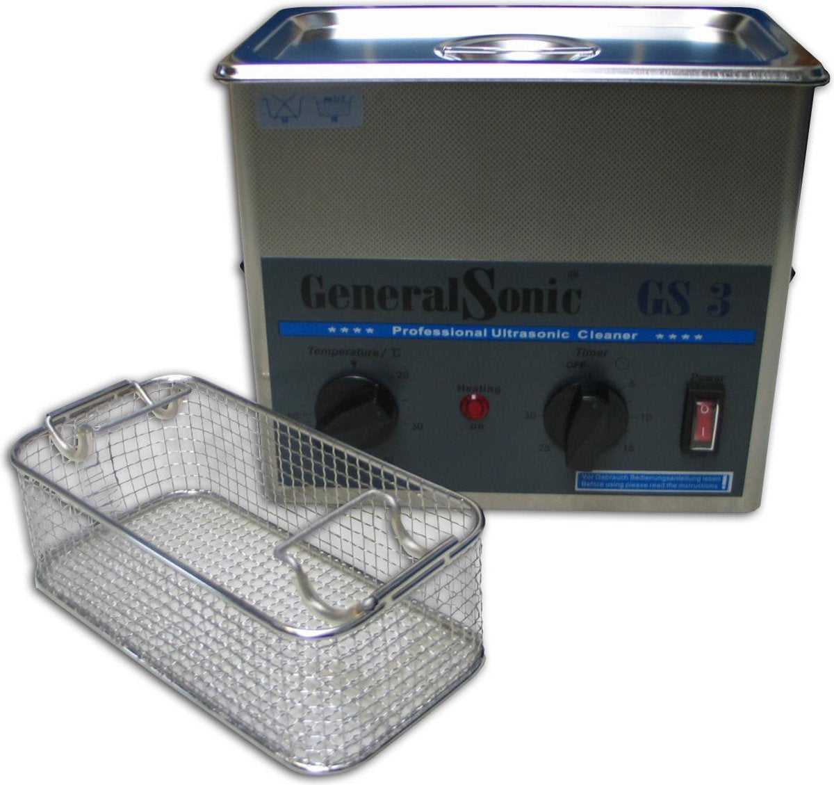 GeneralSonic GS3 – 3 liter | Professionele ultrasoon reiniger met een krachtige reiniging (Ultrasoonbad
