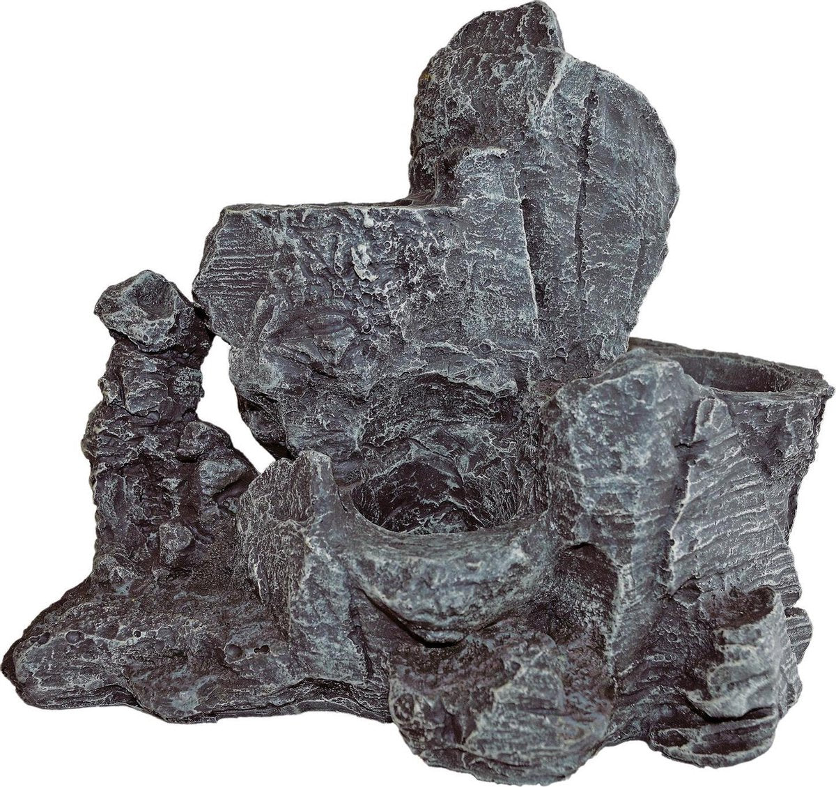Superfish Scapers Rock 12 Planty - Aquarium - Ornament - 24x14x19 cm Grijs