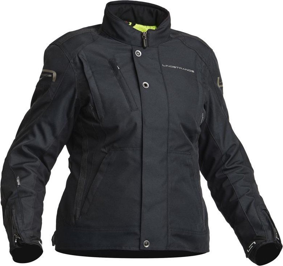 Lindstrands textiel motorjack Zagreb Lady zwart 38