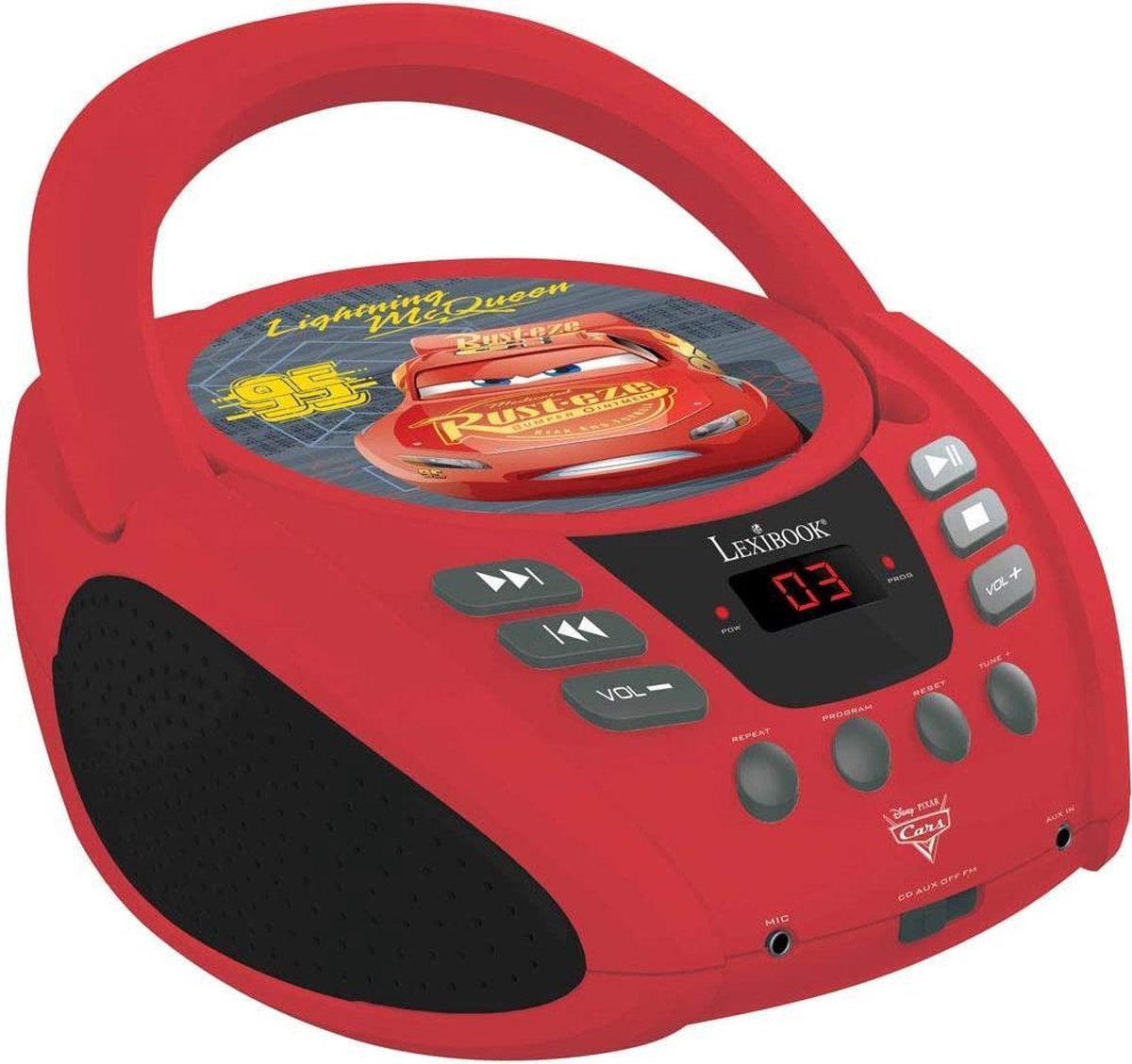 Disney Cars - Radio cd speler - cars speelgoed - Disney speelgoed