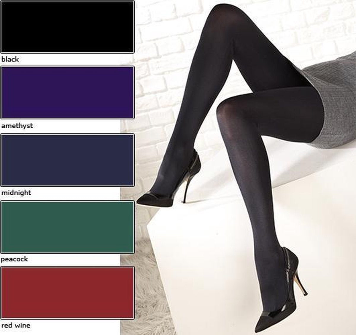 Aristoc 60 Denier  Polished Opaque Tights - Midnight