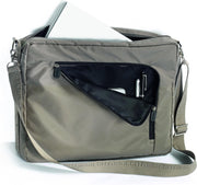 U-turnbag laptoptas taupe/noir