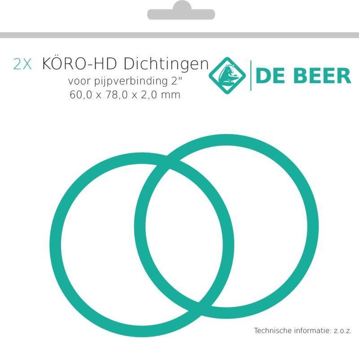 De Beer hd ring 2 60x78x2