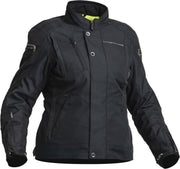 Lindstrands textiel motorjack Zagreb Lady zwart 40