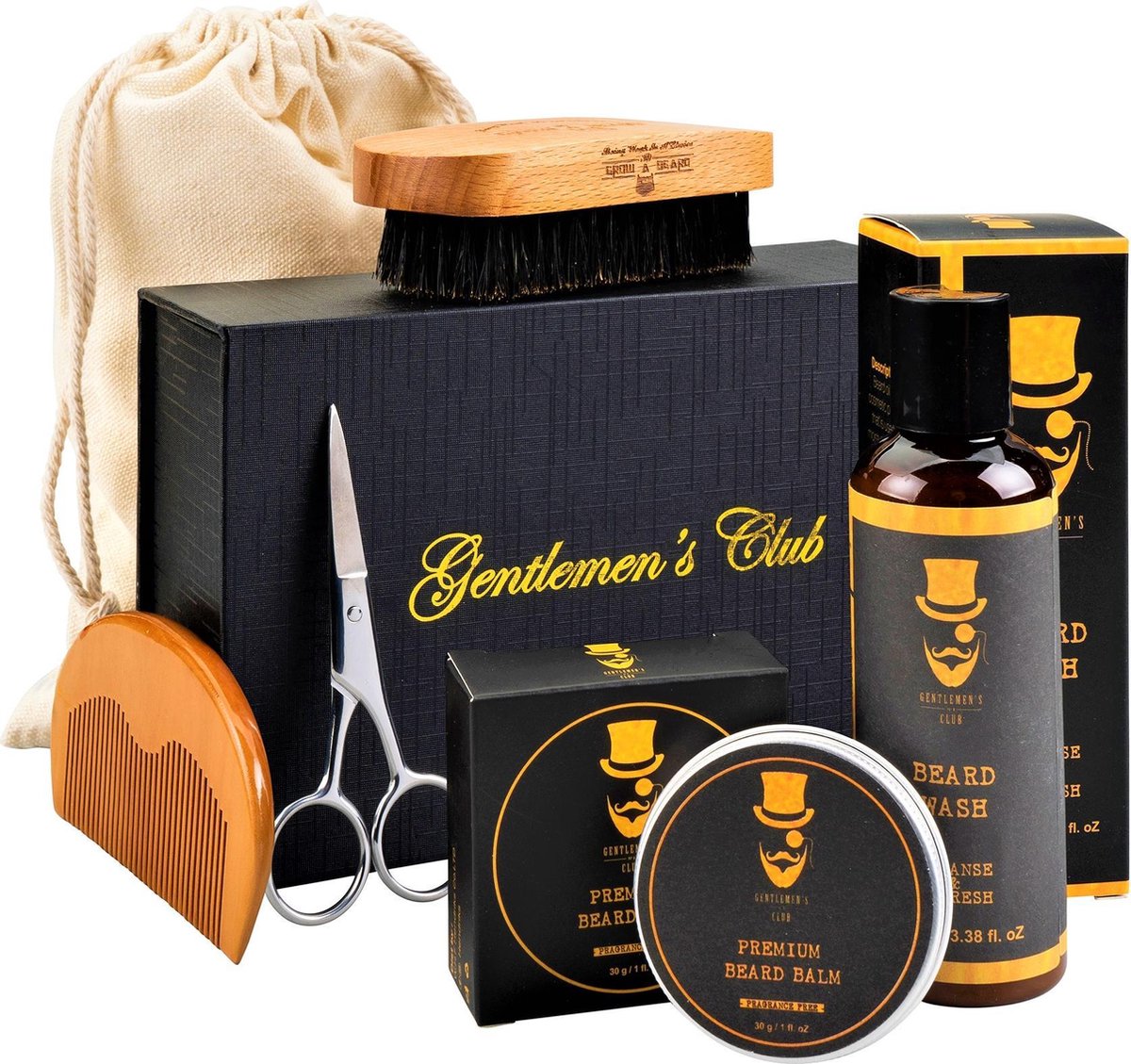 Gentlemen's Club Baard Verzorging Set - Baardkit - Baardverzorging set - Baardset Geschenkset - Baardverzorgingset