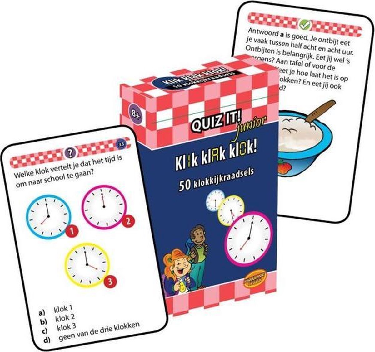 Quiz it - Quiz it junior Klik klak klok