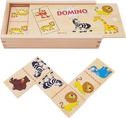 Houten Jungle en Safari domino