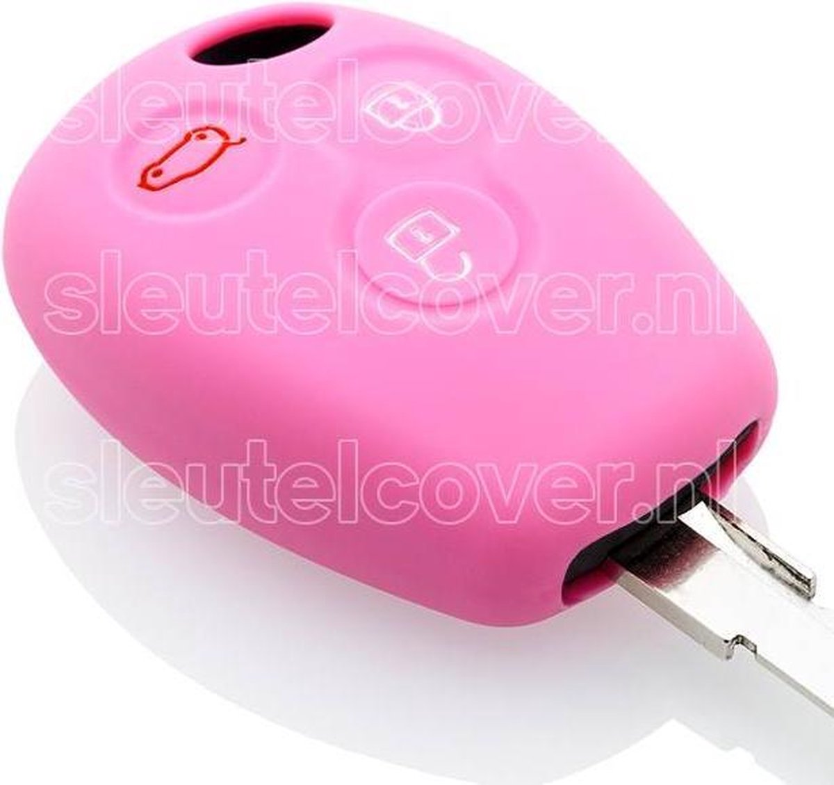 Dacia SleutelCover - Roze / Silicone sleutelhoesje / beschermhoesje autosleutel