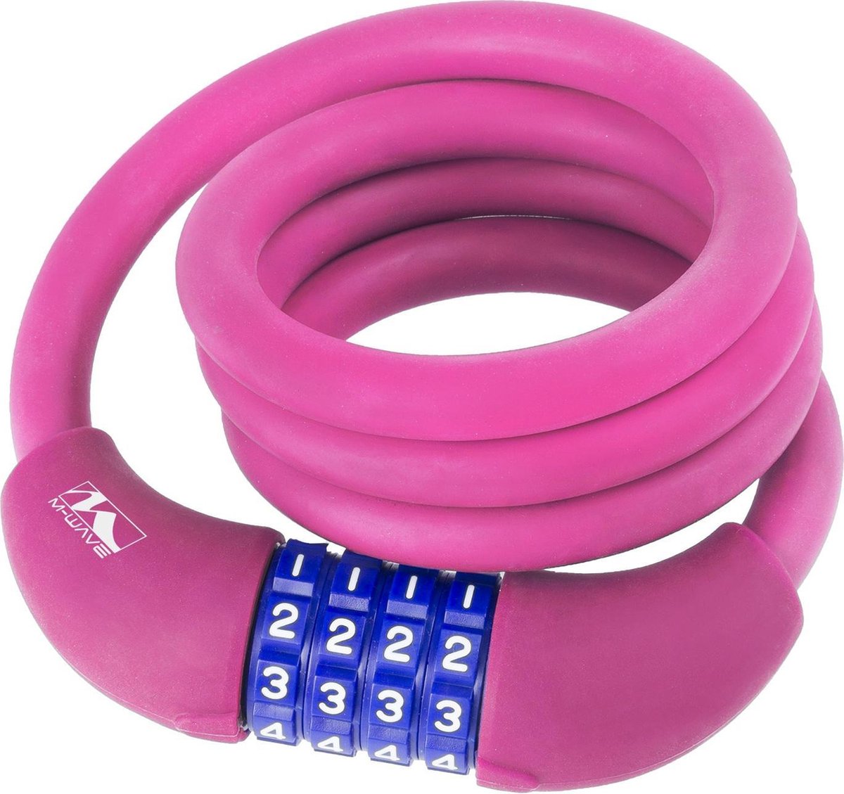 M-wave Spiraalslot Cijfercombinatie Silicone 1000 X 12 Mm Roze