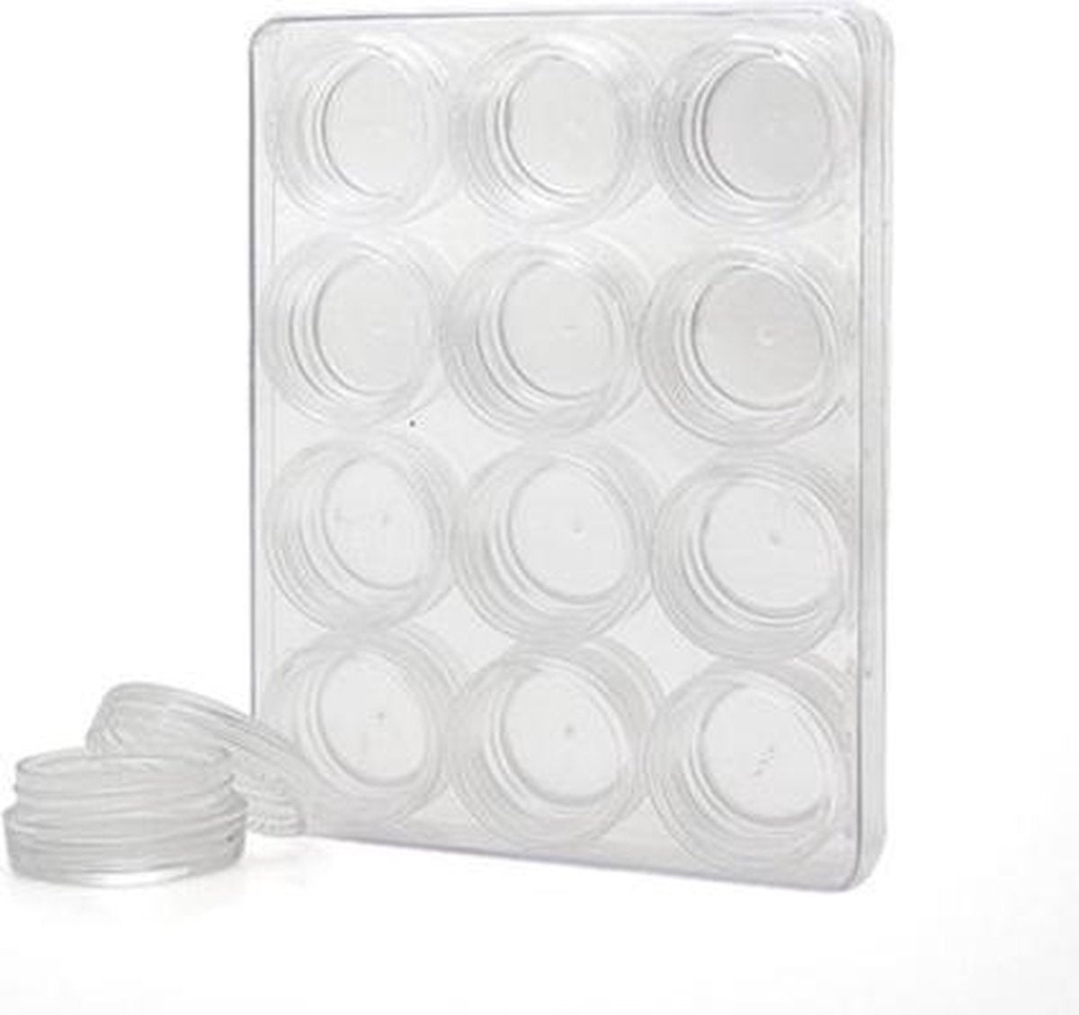 CHIMP™ Plastic Lege Potjes 5 ml -12 stuks