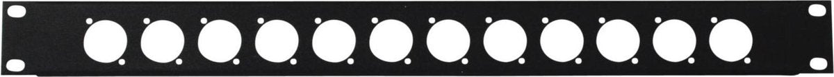 OMNITRONIC Front Panel Z-19 12 x XLR (D-type) 1U