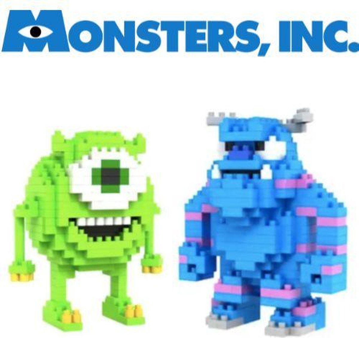 LNO Mike & Sulley nanoblocks - 410 miniblocks - Monsters & Co