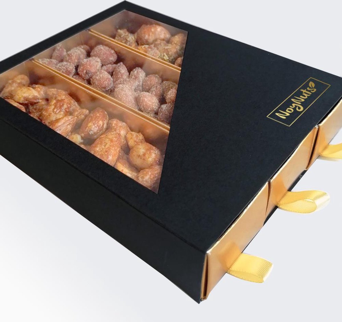 Luxe noten cadeaubox | Honing rozemarijn mix