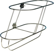 Allpa schuine RVS Fenderhouder bakboord voor 2 Stootwillen Ø 24 cm
