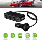 Premium Auto Sigarettenaansteker Splitter - 4 Poorten USB - 12V Splitter - Autolader USB - Autolader Splitter