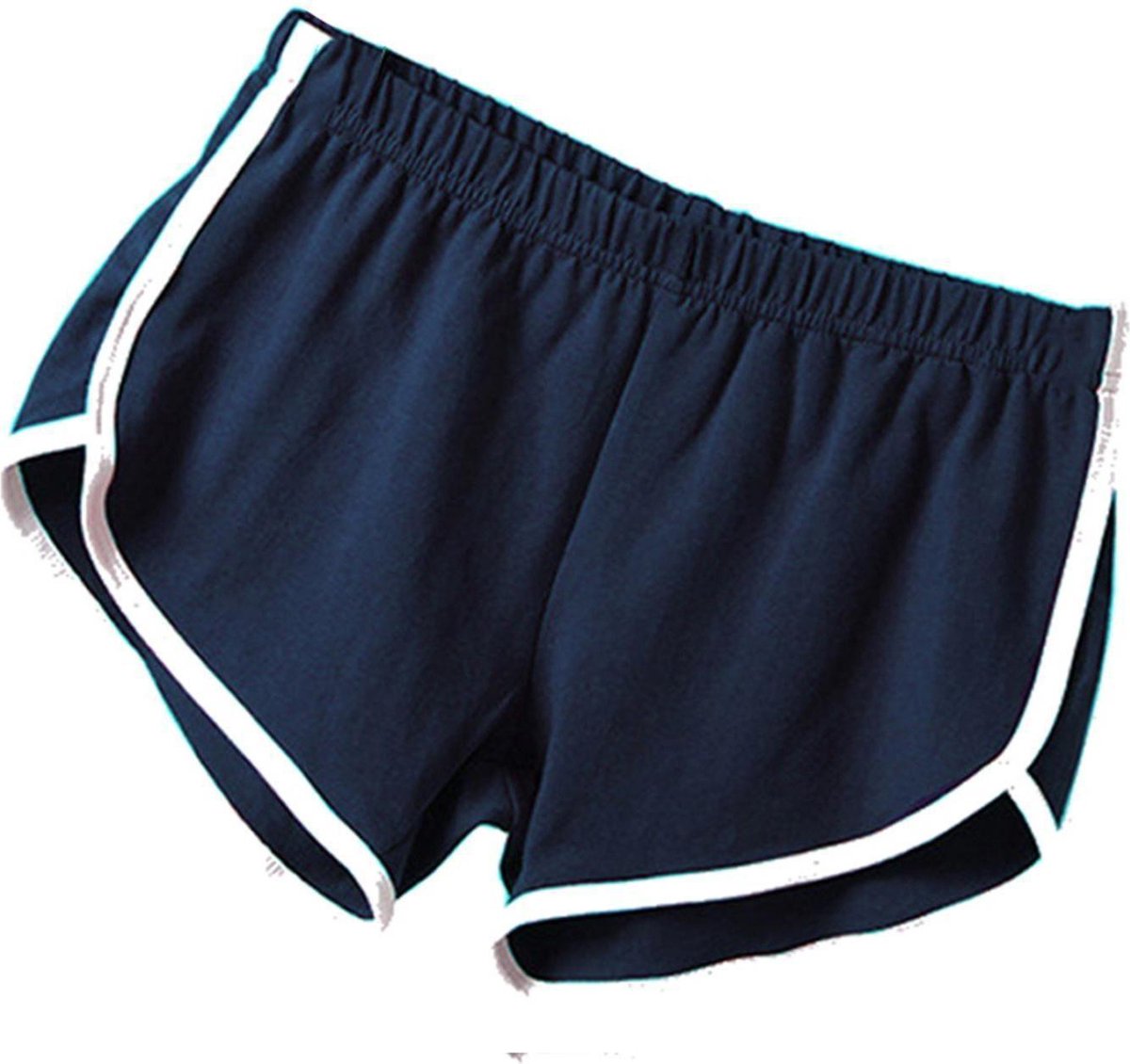 Stijlvolle Dames Sport Broekje / Short | Hardloop / Fitness Broek | Donkerblauw - M