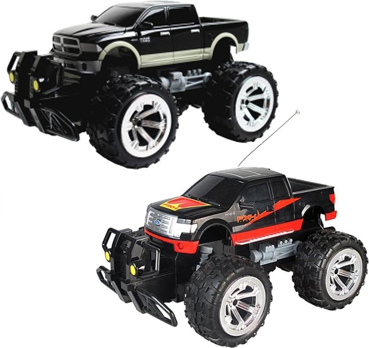 RC Race Truck - radio grafisch bestuurbare auto - Bestuurbare Auto - 1:18
